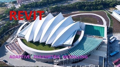 Revit adaptive parametric modelling lesson (adaptive roofs)