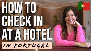European Portuguese Practical Tips | How to Check-in at a Hotel in Portuguese! screenshot 3