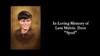 Lem Melvin Dove memorial service