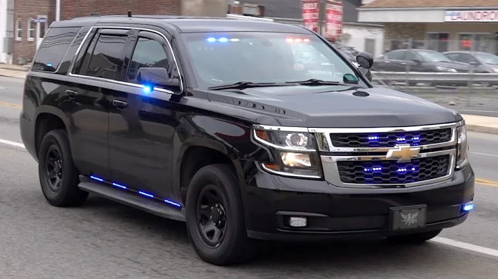 Unmarked Chevy Tahoe Police Car Responding