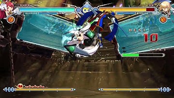 BBCF - Izayoi Corner Carry Combo demo