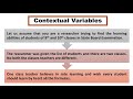 What are different types of variables studied in research