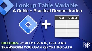 How to Use the Lookup Table Variable in Google Tag Manager (2024)