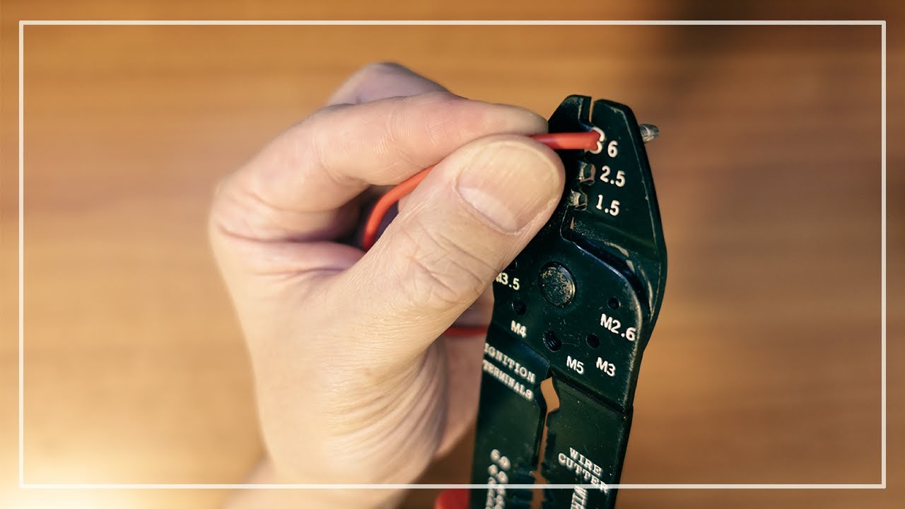 【車のDIY】 ギボシ端子のかしめ方