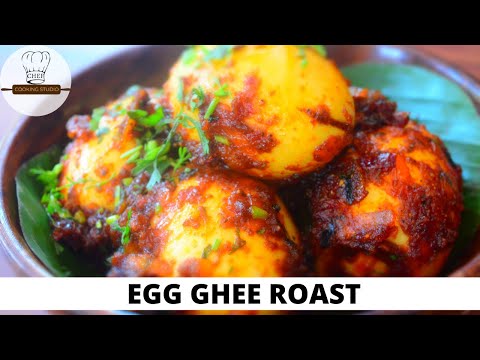 Egg Ghee Roast Recipe Mangalorean Style | Chef Cooking Studio