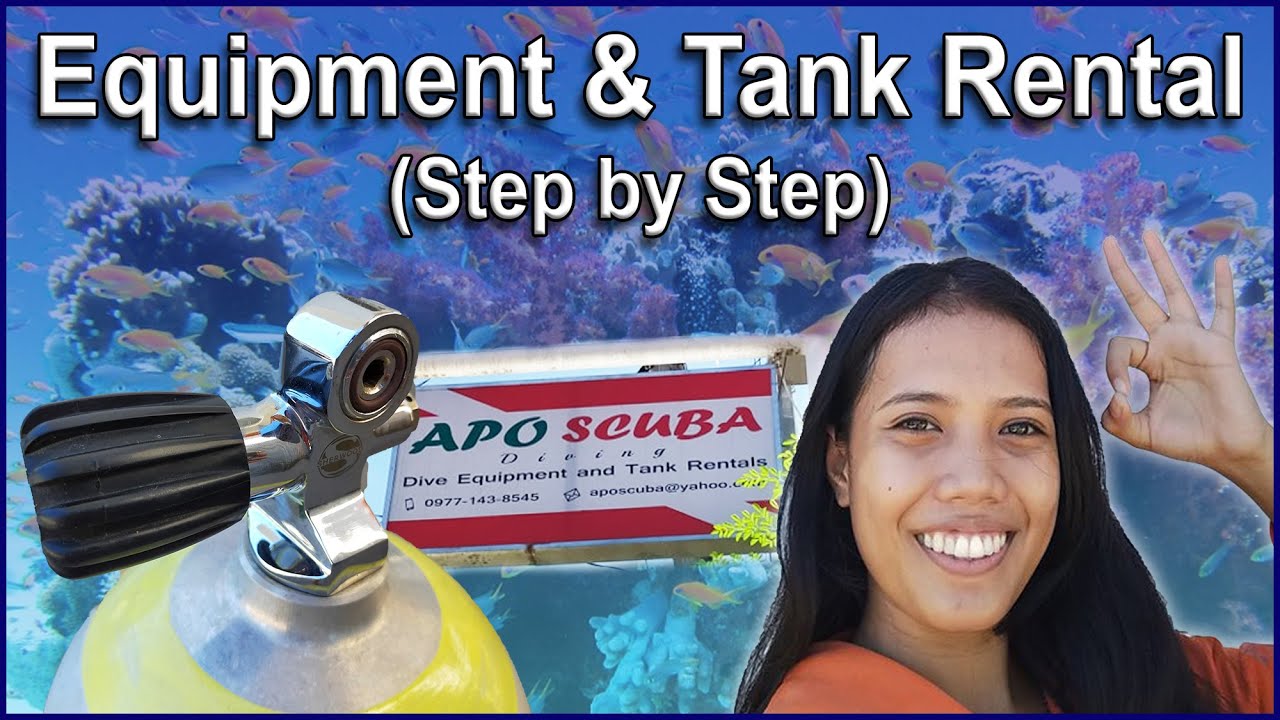 Equipment & Tank Rental in Dauin (Apo Scuba Diving) YouTube