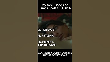 My top 5 songs on UTOPIA