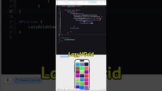 Les grilles paresseuses  LazyVGrid #swiftui #coding #tutorial #ios