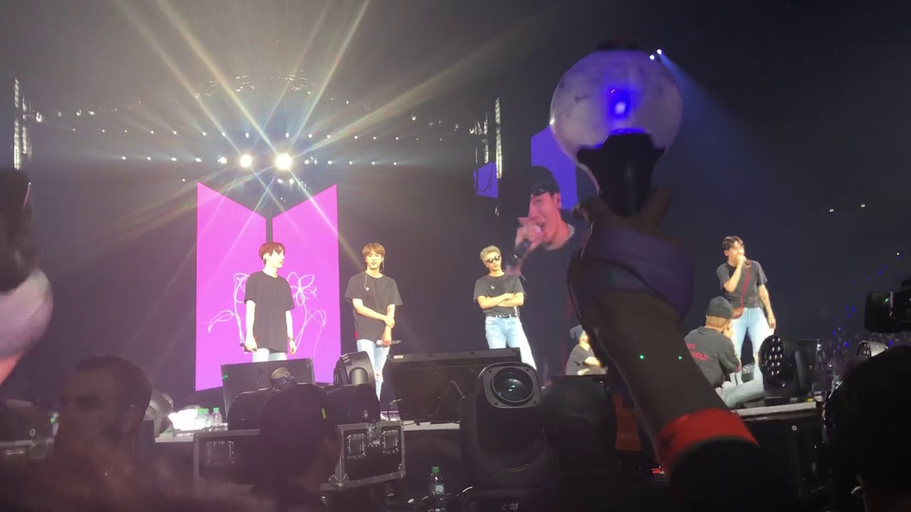 BTS Love Yourself World Tour, Paris 181020: Ending Ment