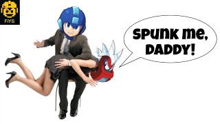 MaGMML3 - Mega Man Loves Spunking
_Hey, Punk! I have the high ground!_
That opening in the ceiling got my spidey sense tingling...
Gotta love spanking/sPUNKing some bosses!
**************************
This is Punk, a boss that you can fight in MaGMML3 boss gallery!
You can learn more about the outstanding (and huge) fangame MaGMML3 (including link for download) here: https://magmmlcontest.com/magmml3.php MaGMML3 - Mega Man Loves Spunking
