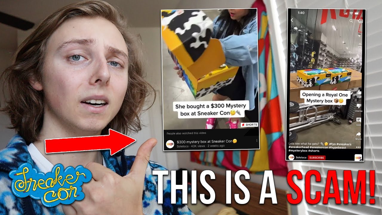 SNEAKERCON NEEDS TO END THIS MYSTERY BOX SCAM Terrible YouTube Sneakercon needs to end this mystery box scam terrible youtube