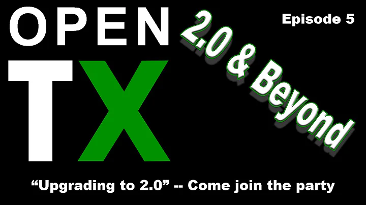 OpenTX 2.0 and Beyond - Episode 5 - Upgrading a Taranis to OpenTX 2.0