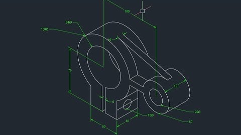 Autocad isometric Isometric Projection Exercise