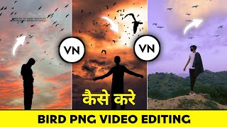 Birds Png Reels Video Editing In Vn App | Birds Flying Sky Reels Video Editing In Vn App