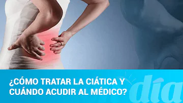 ¿Cuánto tiempo debo esperar para acudir al médico por un dolor ciático?