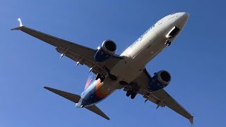 Allegiant Boeing 737 MAX 8-200 (B38M) landing