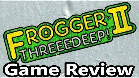 Frogger II ThreeDeep! Atari 2600 Review - The No Swear Gamer Ep 600
