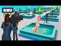 Gnu zwingt 100 Hot Tub Streamer für sie zu arbeiten um Multimillionär zu werden! Sims 4