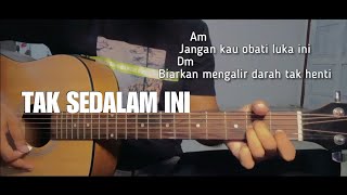 Chord/Kunci Gitar TAK SEDALAM INI - ARIEF
