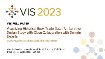 Visualizing Historical Book Trade Data: An Iterative Design Study with Close Collaboration with Dom