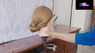 Skillful hand braiding hair, easy to operate, anyone can learn, fashion, hairdressing, good video