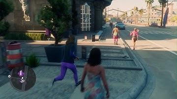 Saints Row Face Curb Stomp in Sneakers