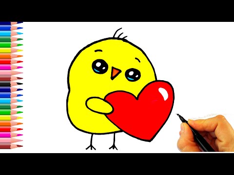 Sevimli Civciv Nasıl Çizilir? - How To Draw a Cute Chick