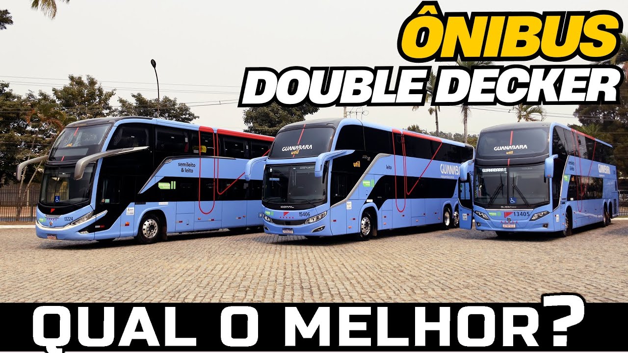 MARCOPOLO, COMIL OU BUSSCAR? QUAL O MELHOR FABRICANTE DE ÔNIBUS DOUBLE DECKER NO BRASIL?