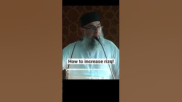 How to increase rizq!