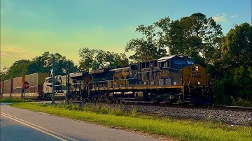 CSX I195-17 with CSXT CW44AH 7105 leading with a nice FF RL K5HL on 09/18/2025