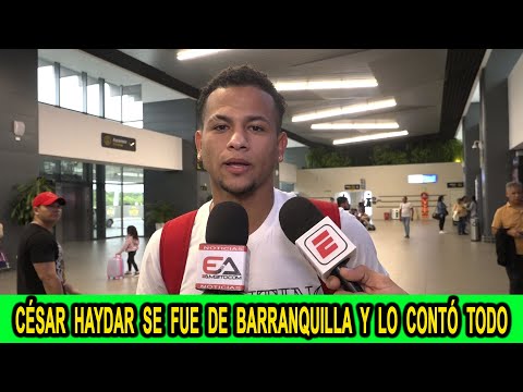EXCLUSIVO: CÉSAR HAYDAR LA TIRÓ PLENA, HABLÓ DEL 'BOLILLO', DEL 'CHINO' SANDOVAL Y SU FUTURO