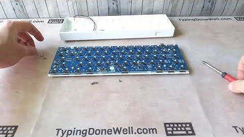 How to remove the plate from the keyboard? (quick how-to)