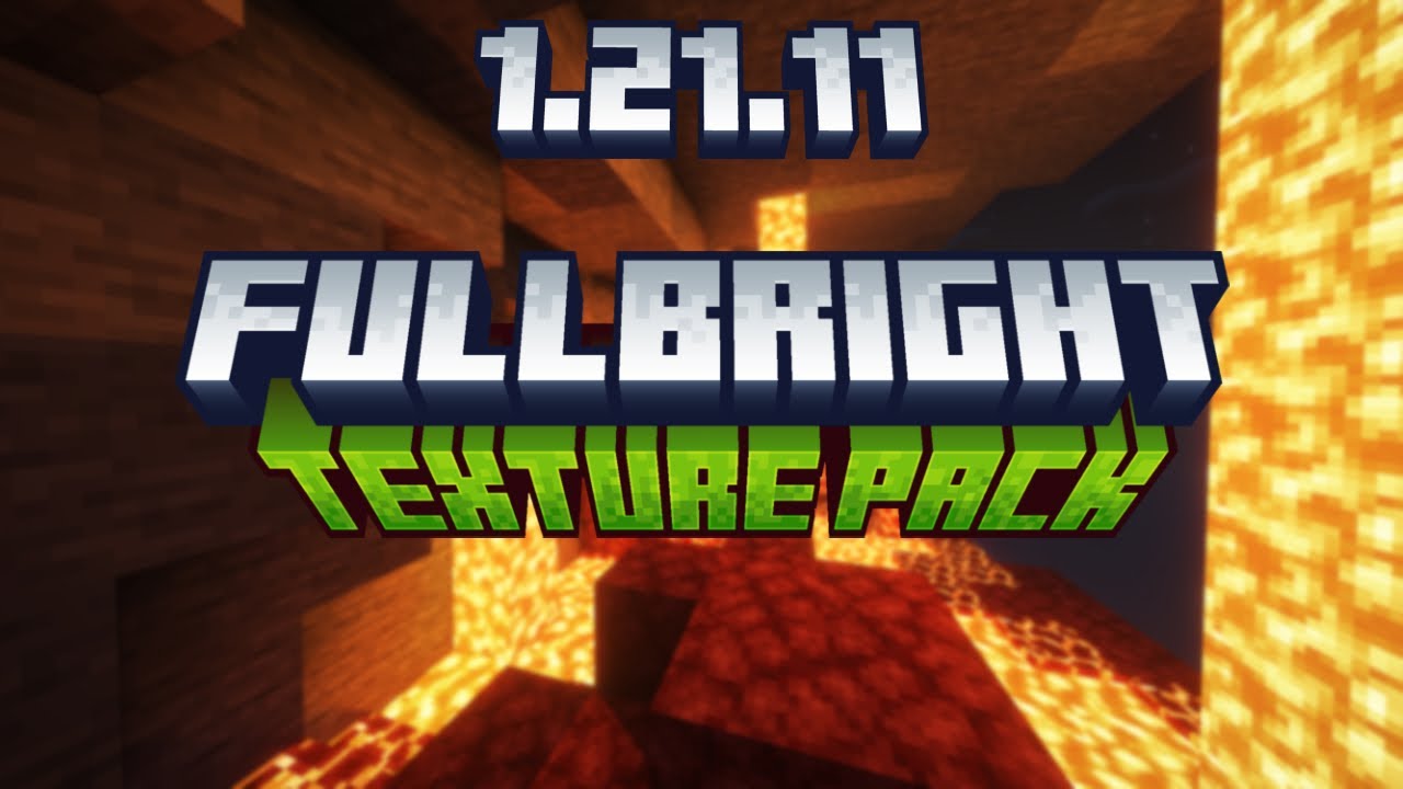 How To Download & Install FullBright Texture Pack in Minecraft 1.21.11 ...