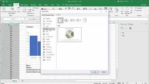 MATH 140 - Using Excel for Histograms and Numerical Summary of Data
