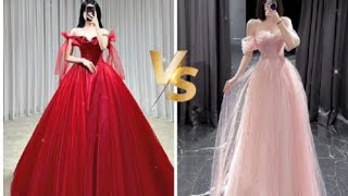 Red♥️Vs Pink💖||nail💅🏻||lipstick💄||dress👗||heel👠||#subscribe.....