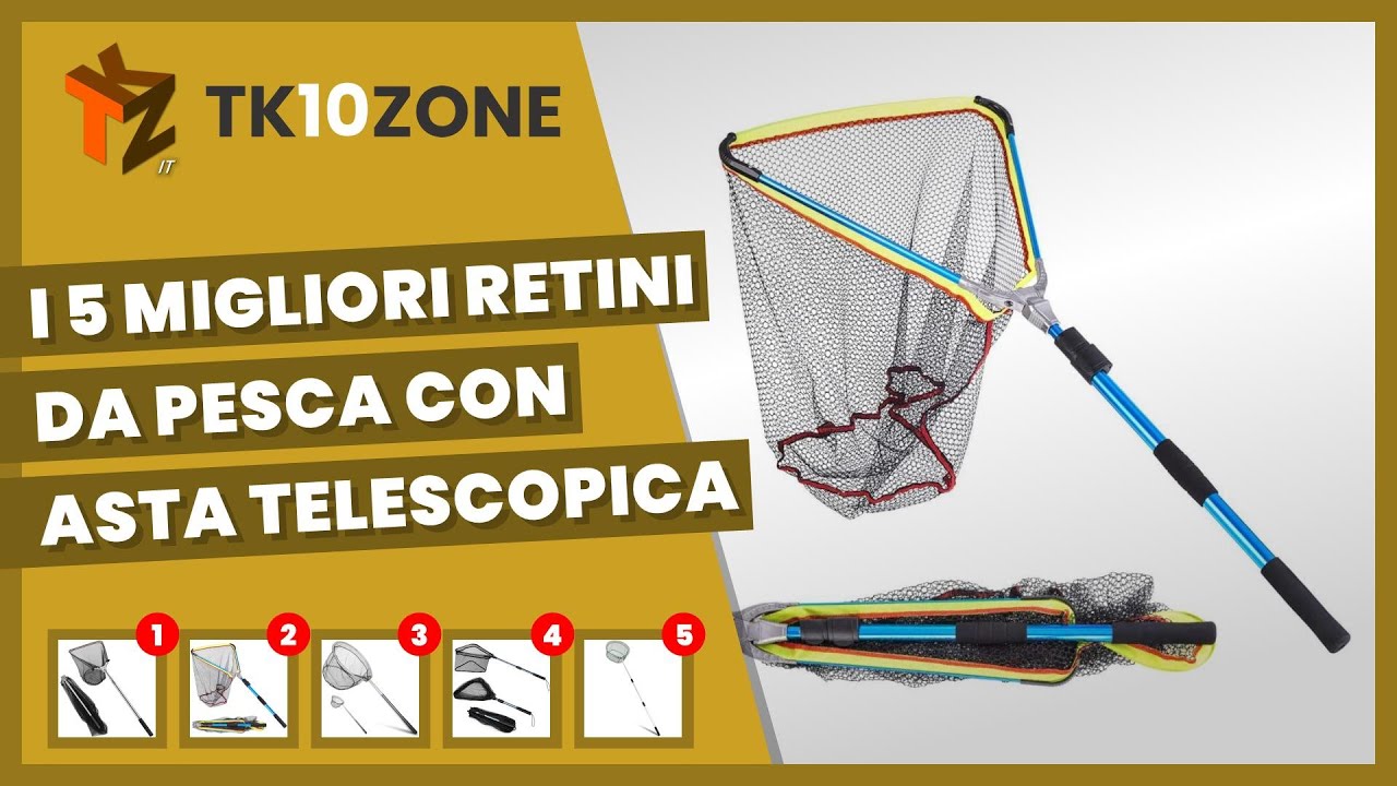 I 5 migliori retini da pesca con asta telescopica 