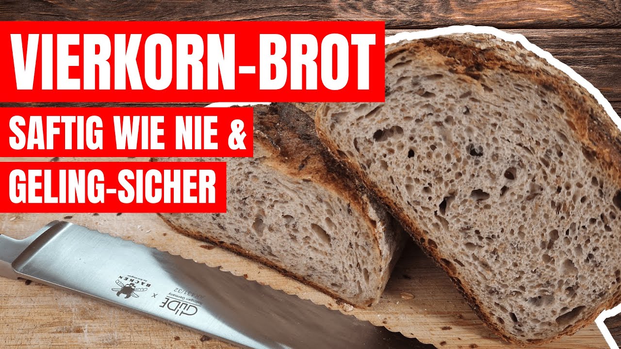 Vierkornbrot backen: Warum macht das Brühstück den Unterschied