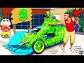 If Franklin Touch ANYTHING Turns To MONEY in GTA 5 | SHINCHAN and CHOP