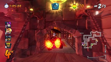 Crash Team Racing "Nitro Fueled": Online Race #19 (Cortex Castle) [1080 HD]