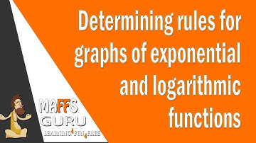 Determining rules for graphs of exponential and logarithmic functions | Methods 3 and 4 | MaffsGuru