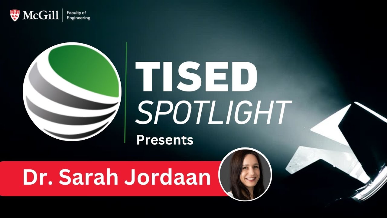 TISED SPOTLIGHT: DR. SARAH JORDAAN