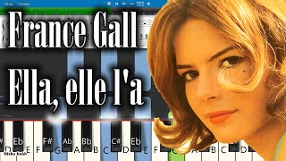 France Gall - Ella, elle l'a [Piano Tutorial | Sheets | MIDI] Synthesia by Misha Kokh 55 views 3 weeks ago 2 minutes, 56 seconds