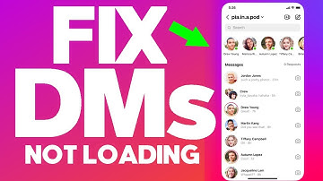How To FIX Instagram DMs Messages Not Loading - Message Not Working Problem Solved