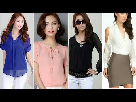 BLUSAS ELEGANTES Y MODERNAS 2018!!! DE MODA 2018 - YouTube