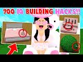 900 IQ Building HACKS And Tricks In Bloxburg! *ACTUALLY WORKS* (Roblox)