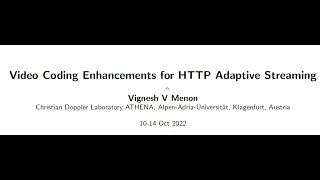 Video Coding Enhancements for HTTP Adaptive Streaming
