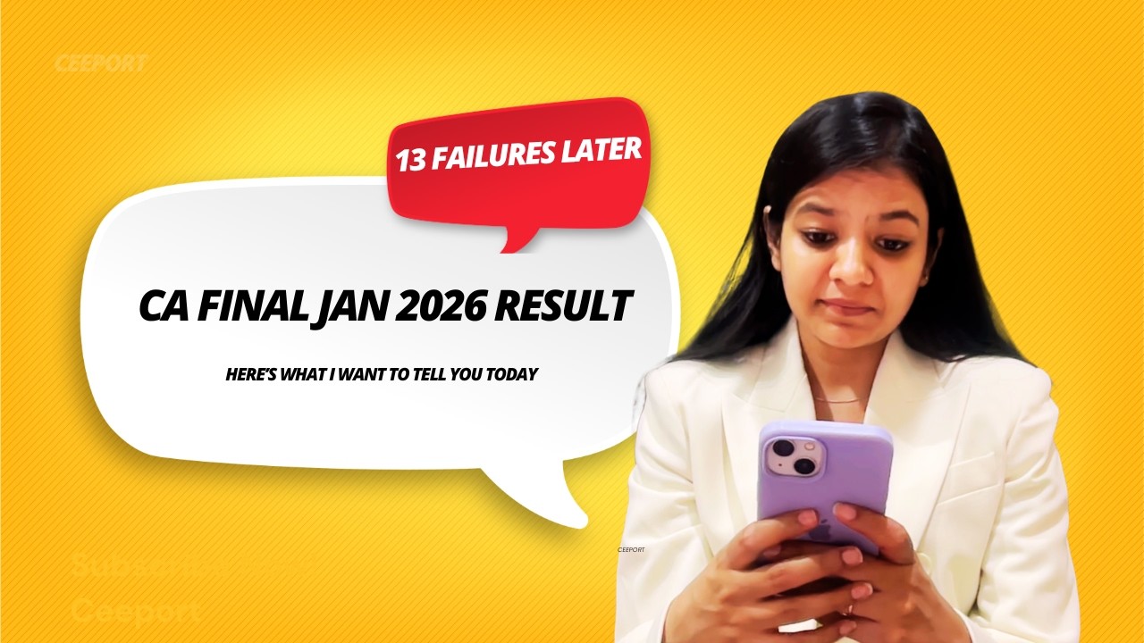 Failed CA Final Jan 2026? This Is NOT The End