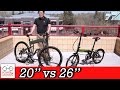 Comparison of 26" vs 20" inch Folding Bikes - Calgary | Tern | Montague | Dahon | Brompton | Alberta