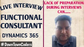 INTERVIEW PREPARATION at DOWNTOWNCODERS | D365 F&O