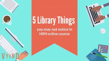 5 Library Things for HIM Online Courses
